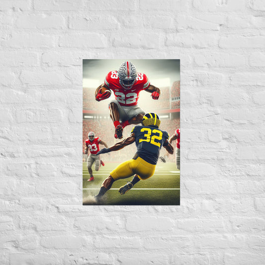 Ohio State Buckeyes versus Michigan Poster