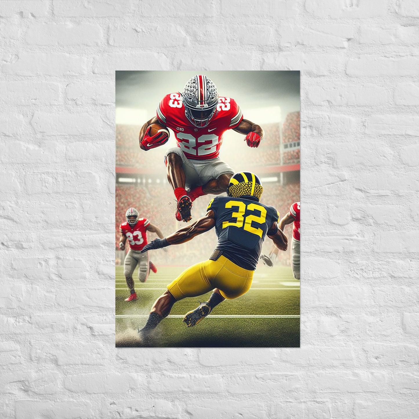 Ohio State Buckeyes versus Michigan Poster