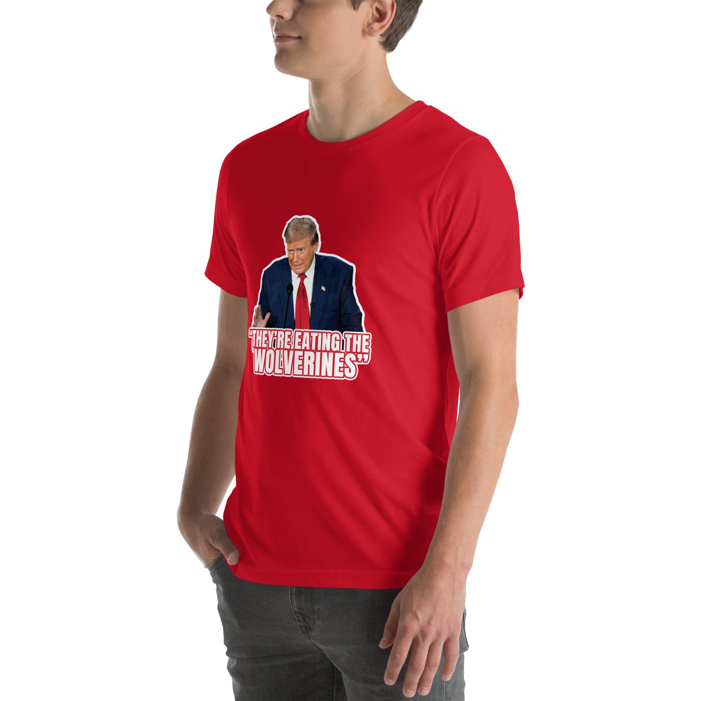 "They're Eating the Wolverines" t-shirt